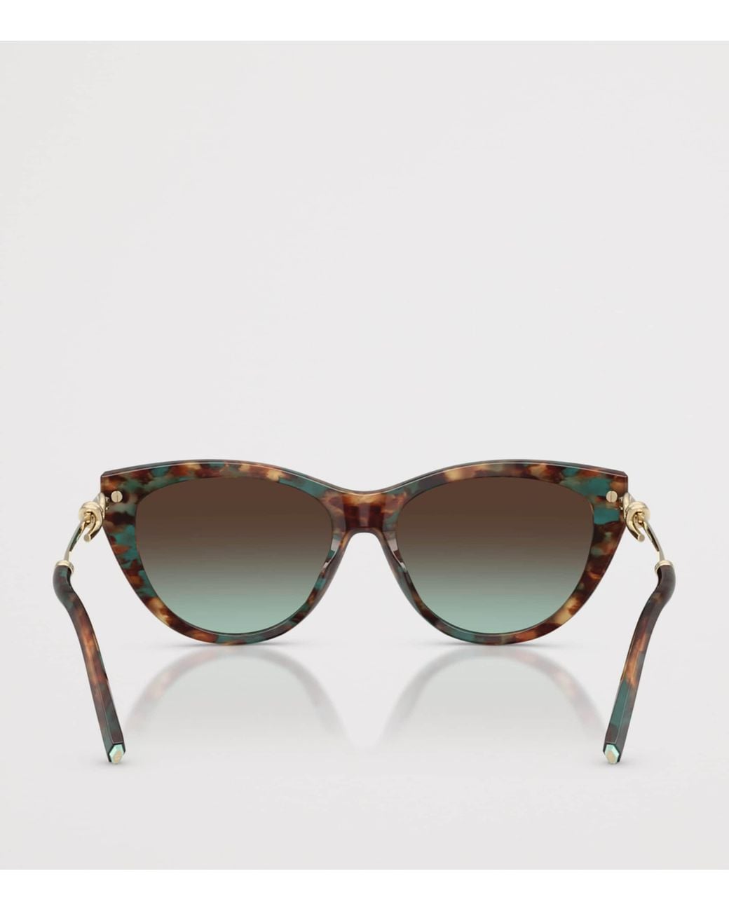 Tiffany & Co Brown Acetate Cat Eye Tf4253 Sunglasses