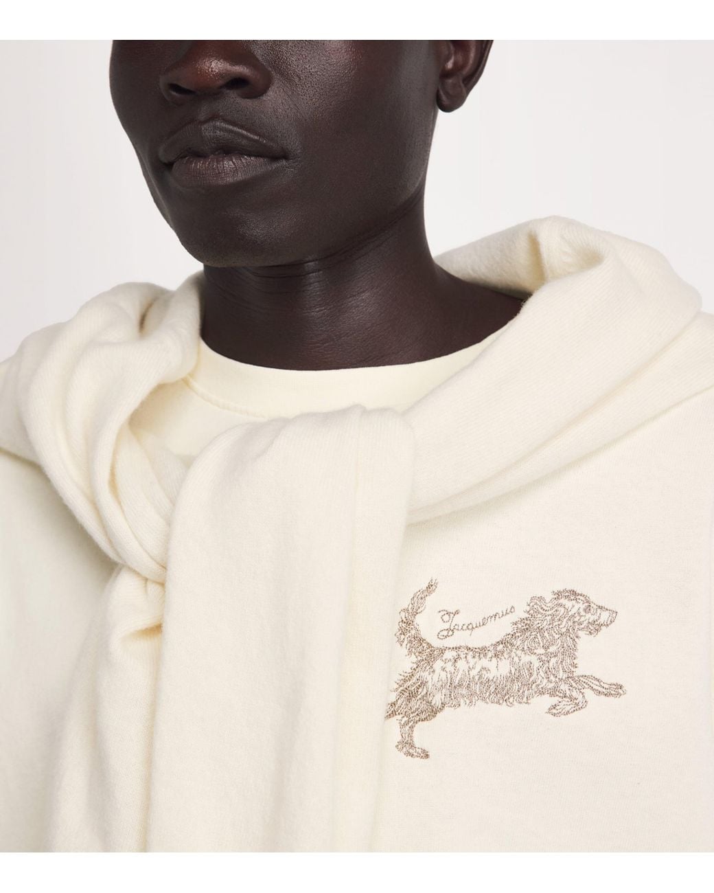 Jacquemus White Cotton The Rita T-Shirt for men