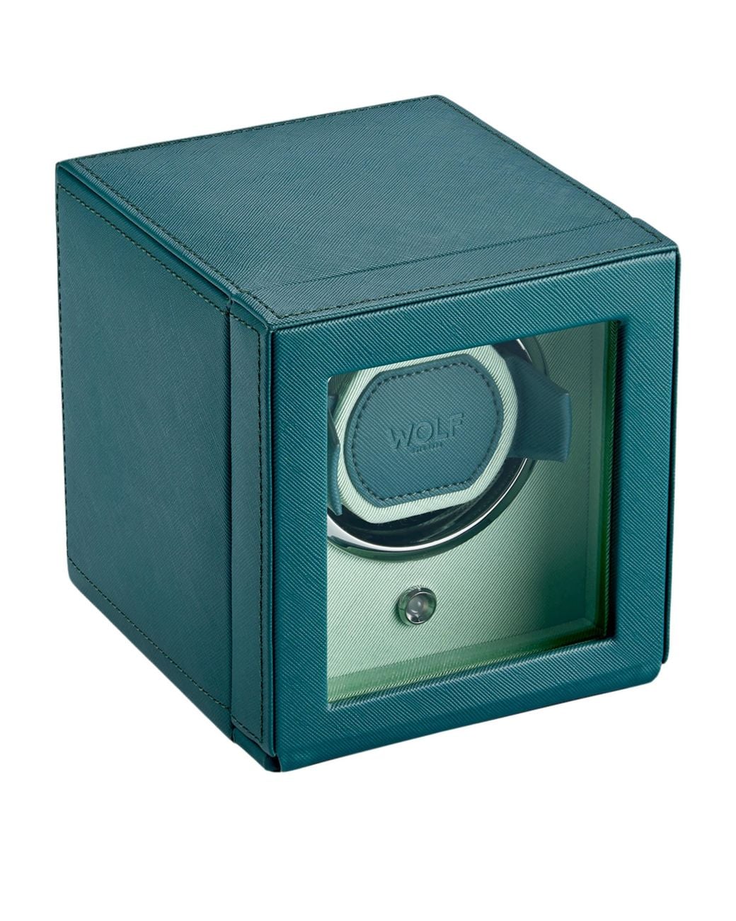 Wolf Green Cub Watch Winder With Cover