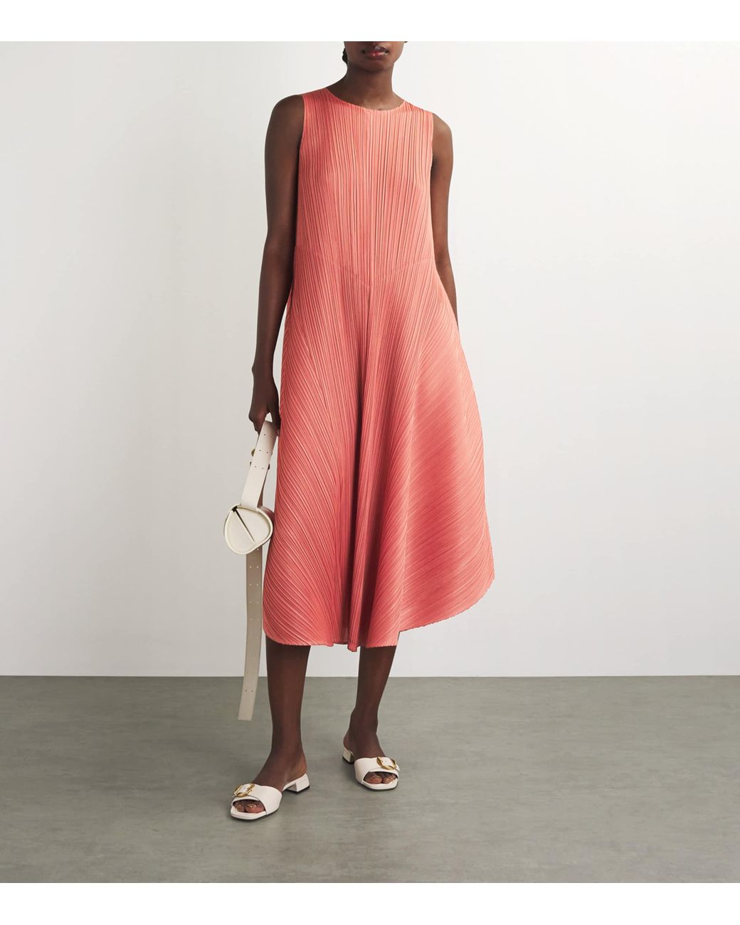 ワンピース PLEATS PLEASE ISSEY MIYAKE SOLAR FLARE Pleats Please Issey Miyake Solar Flare Pleated A-Line Dress