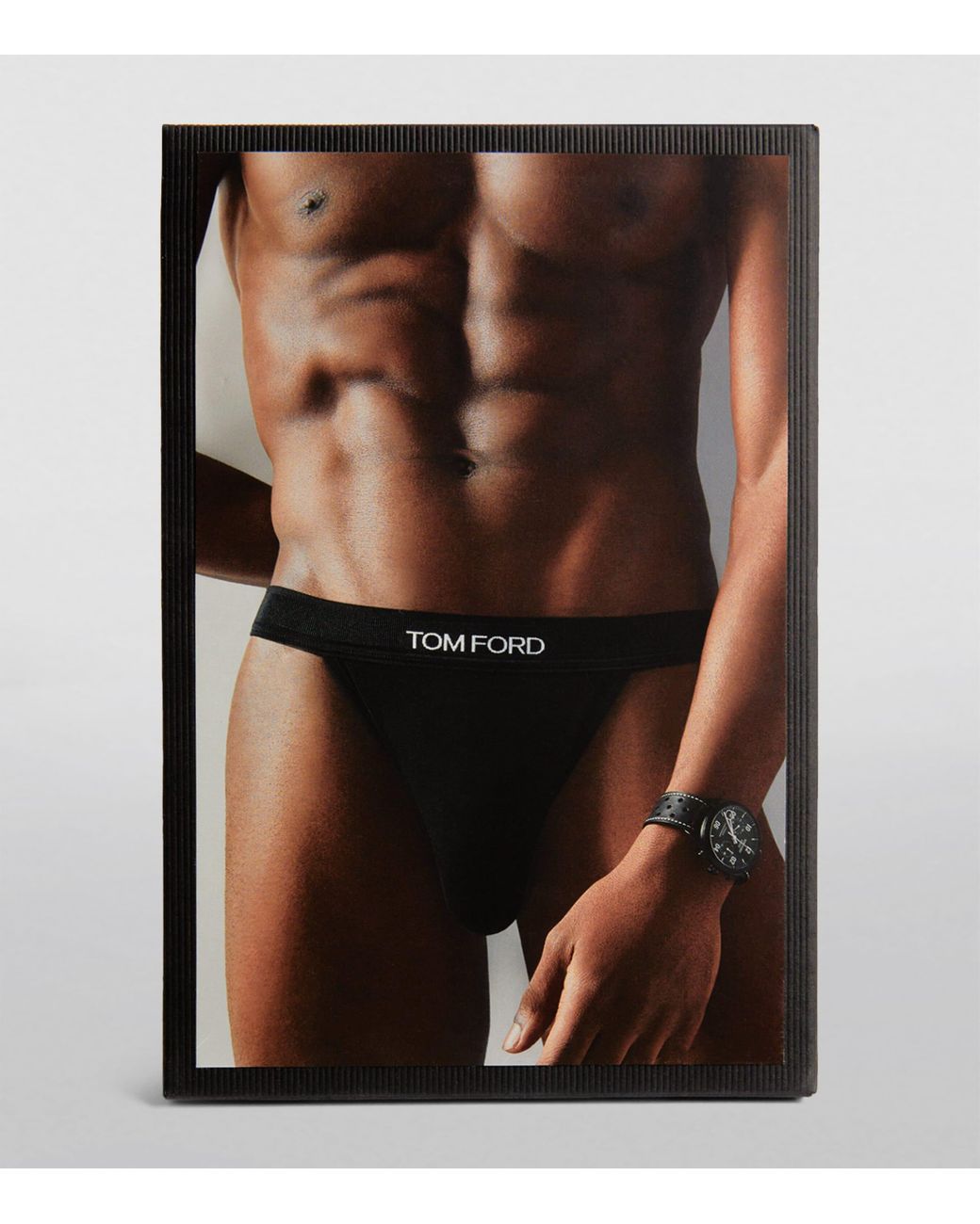 Tom Ford Black Logo Jock Strap for men