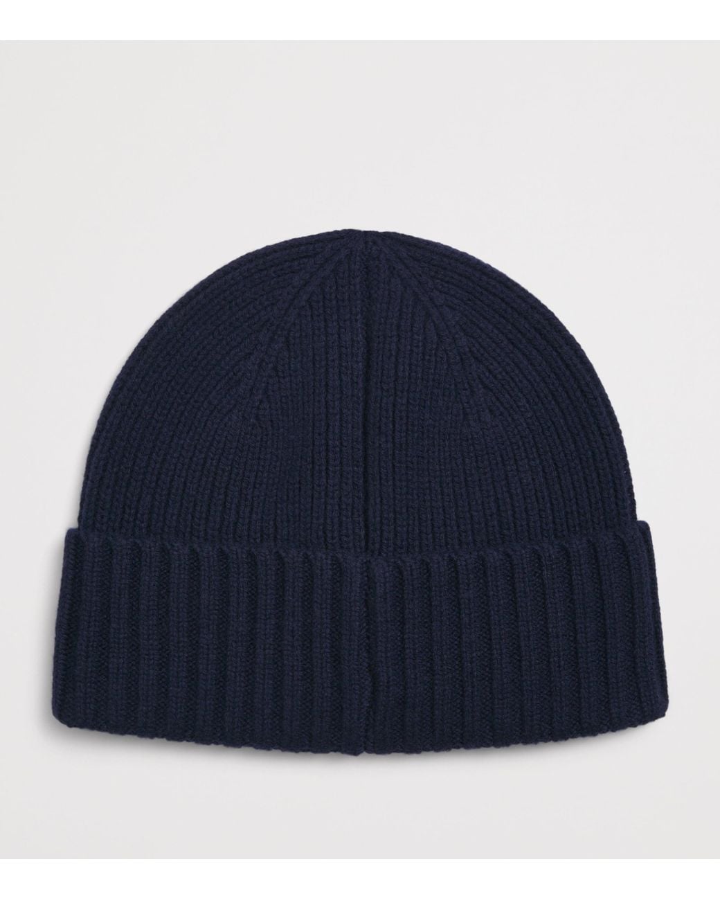 Barbour Blue Wool-Cashmere Danforth Beanie for men