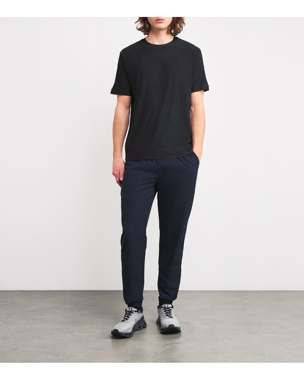 vuori Black Strato Tech T-Shirt for men
