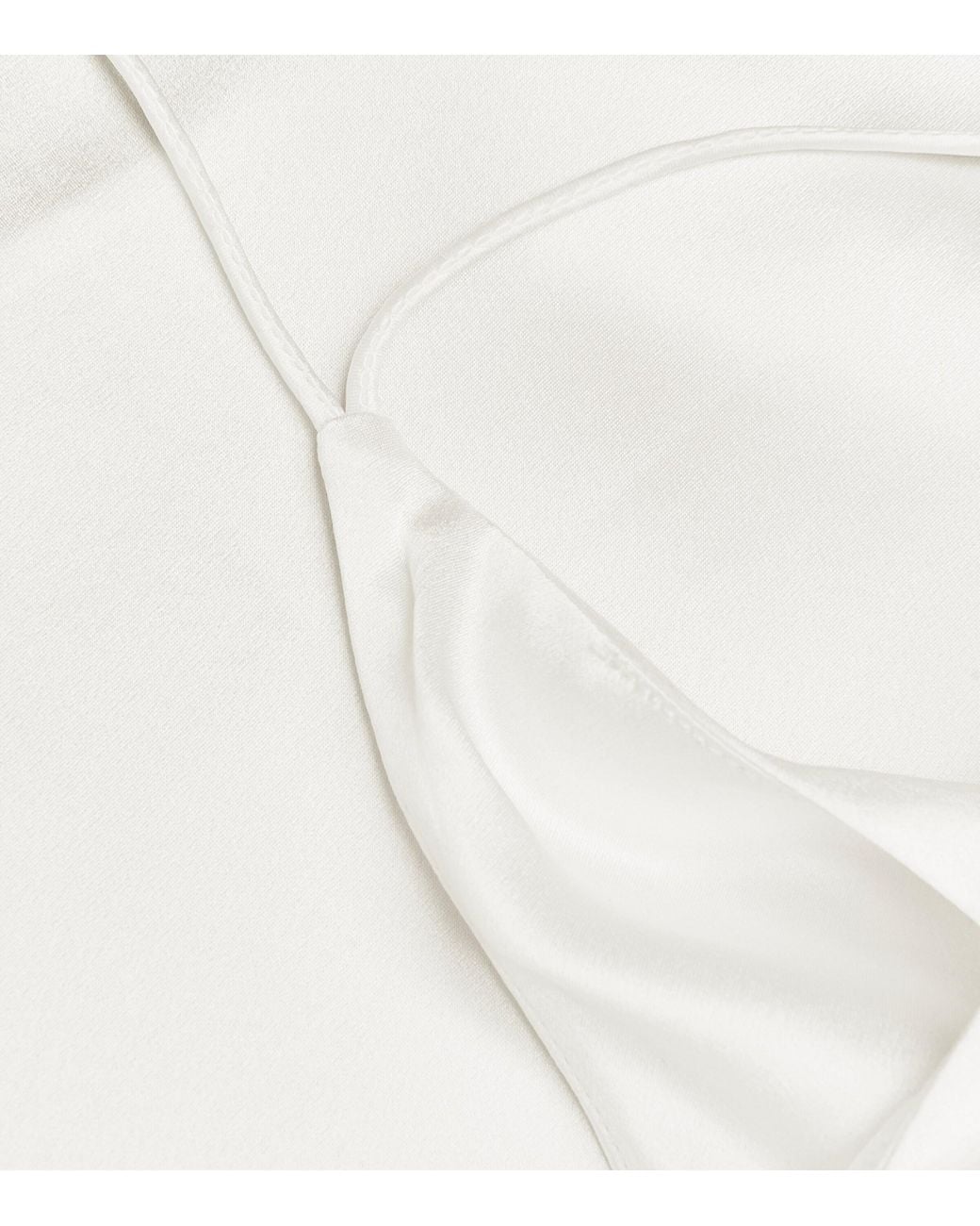Olivia Von Halle White Silk Bella Pyjama Set