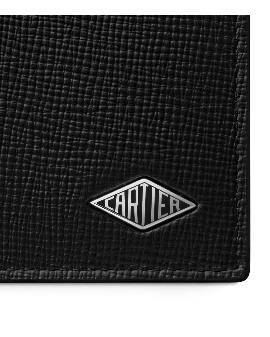 Cartier Black Losange 6-Credit Card Holder for men