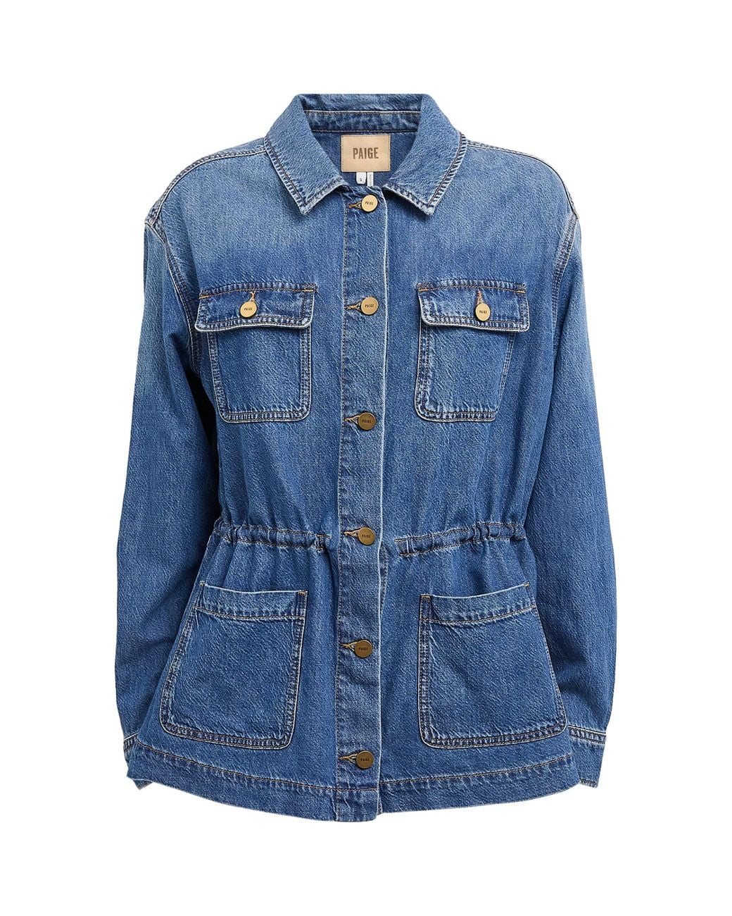 PAIGE Blue Denim Clarke Overshirt