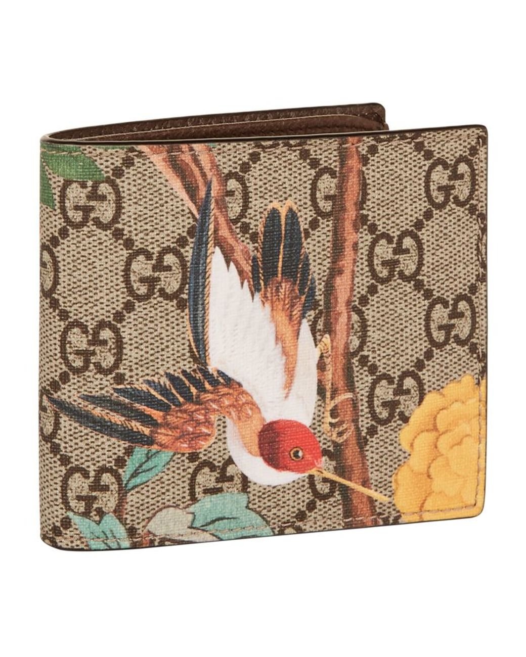小物 GUCCI Tian Tropical Bird Bifold Wallet GUCCI Tian Tropical Bird Bifold Wallet - メルカリ