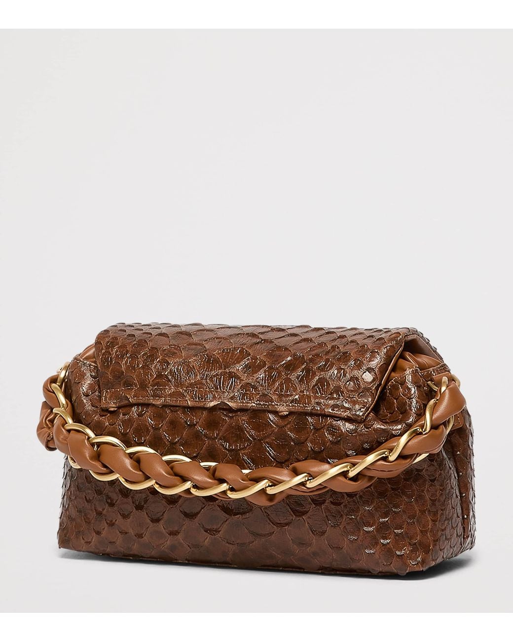 Marella Brown Medium Le Muse Clutch Bag