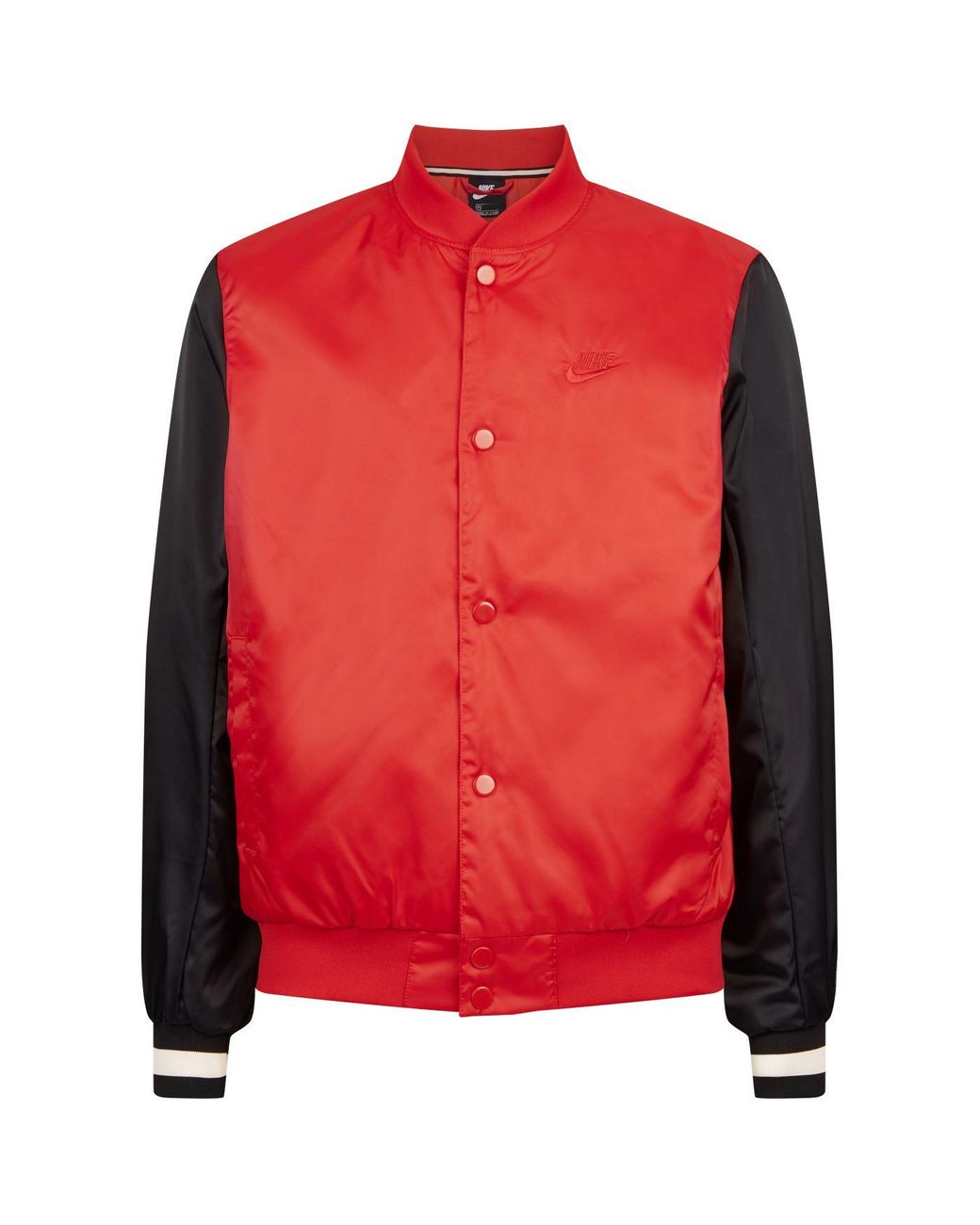 Nike Air Bomber Jacket in Red for Men | Lyst