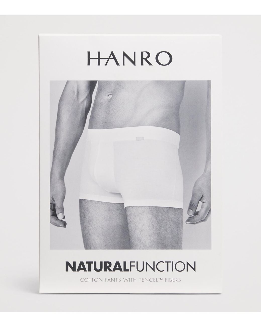 Hanro Black Natural Function Trunks for men