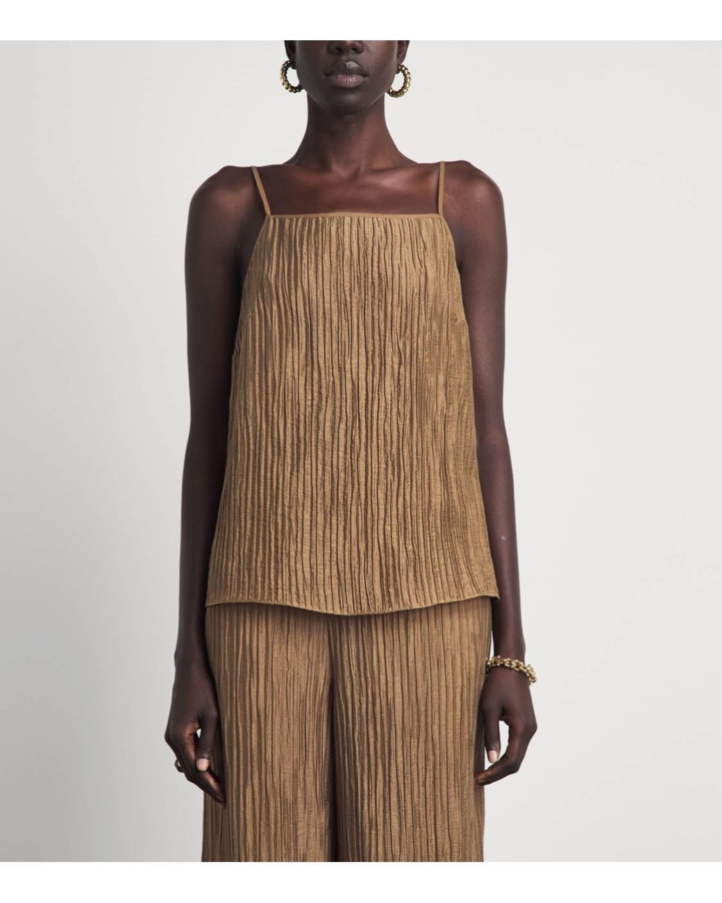 Joseph Brown Crinkled Titana Camisole