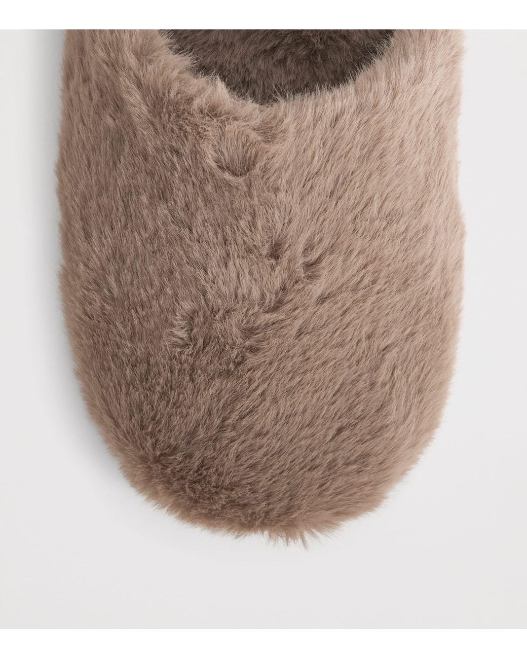 Eberjey Brown Faux Fur Slippers
