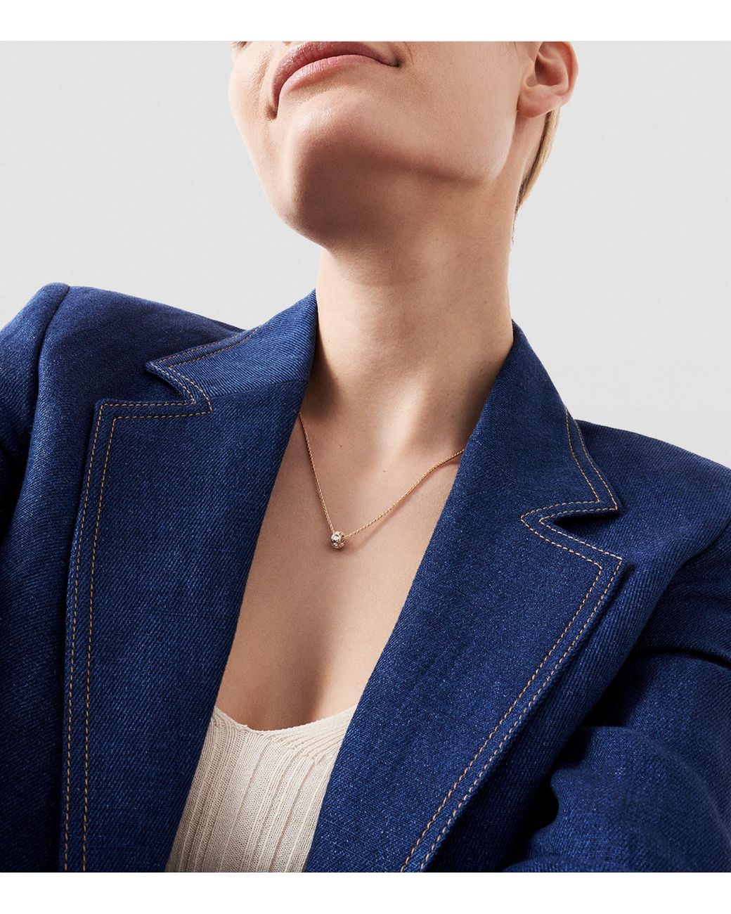 Piaget Metallic And Diamond Possession Pendant Necklace