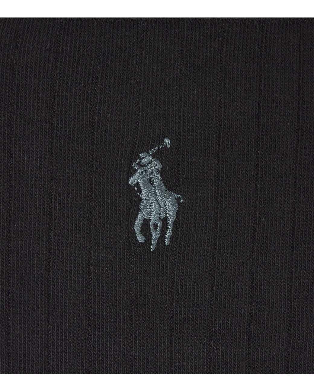 Polo Ralph Lauren Blue Egyptian Cotton-Blend Polo Pony Socks for men