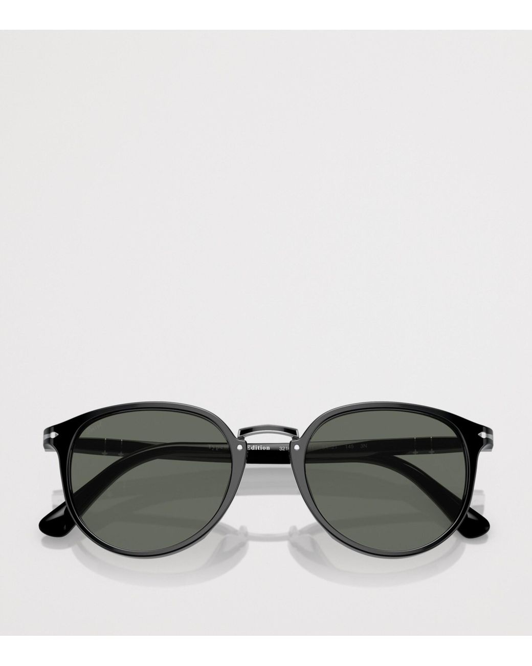Persol Gray Acetate Rounded Square Sunglasses for men