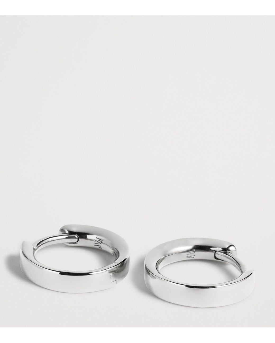 Monica Vinader Metallic Sterling Huggie Earrings