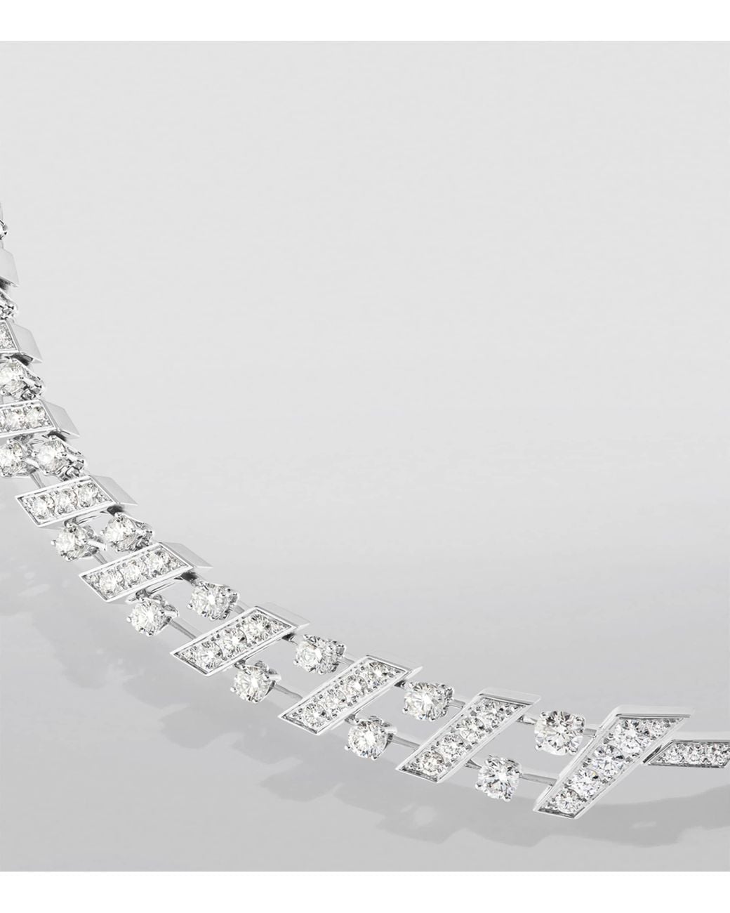 Marli New York Metallic And Diamond Fifth Avenue Collar Necklace