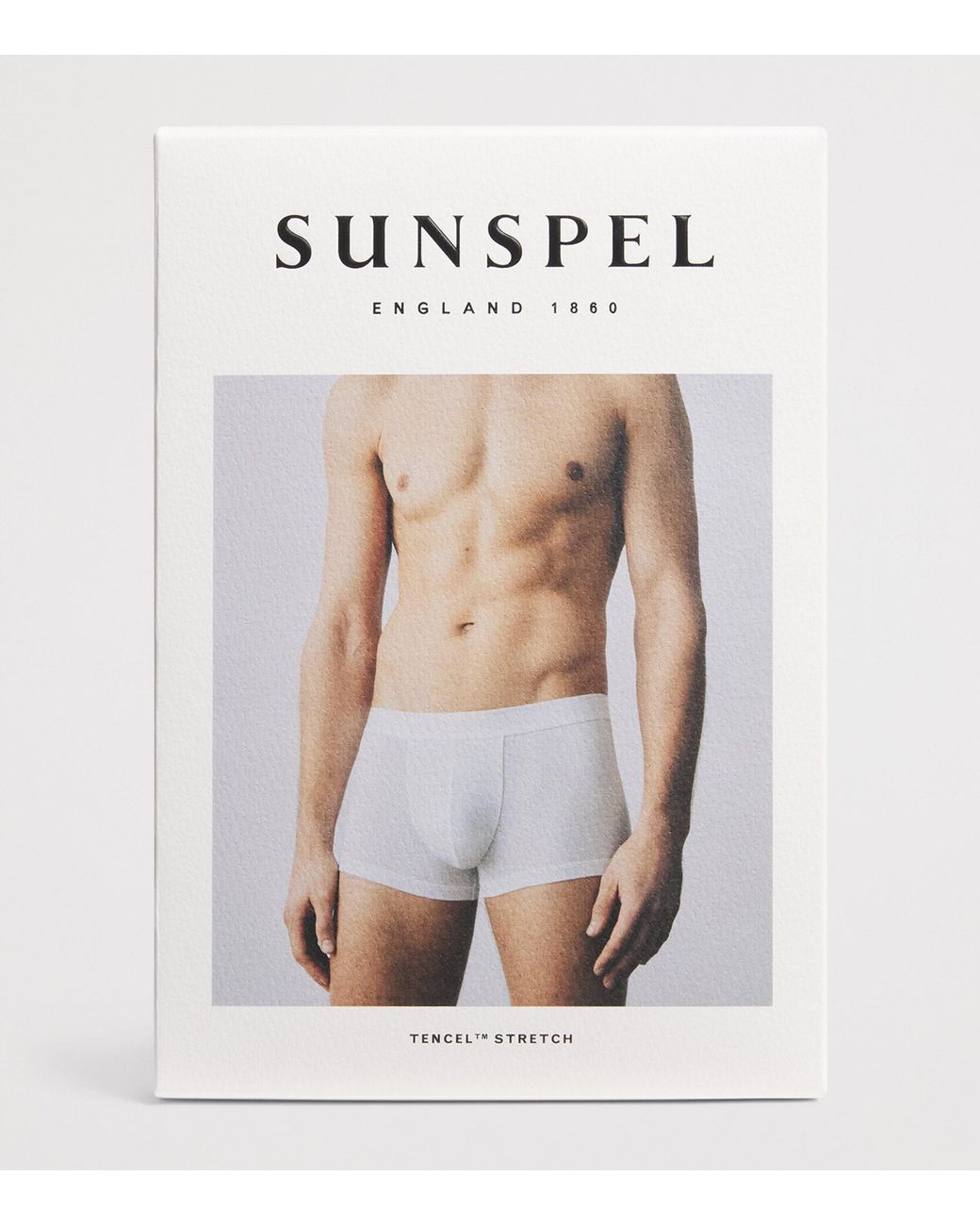Sunspel White Stretch-Tencel Trunks for men