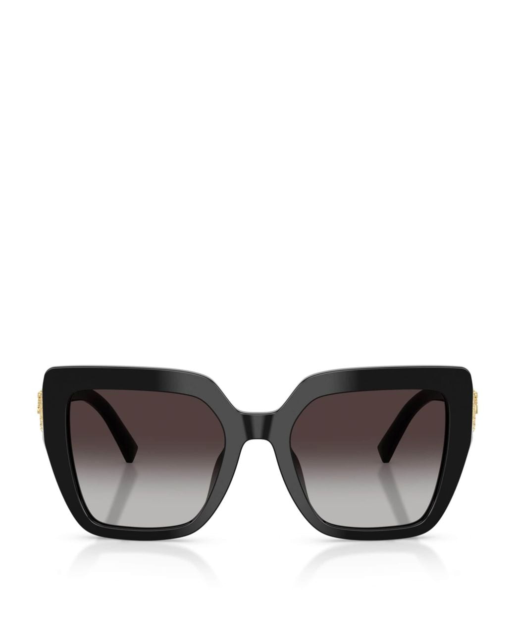 Dolce & Gabbana Black Square Cat-Eye Sunglasses