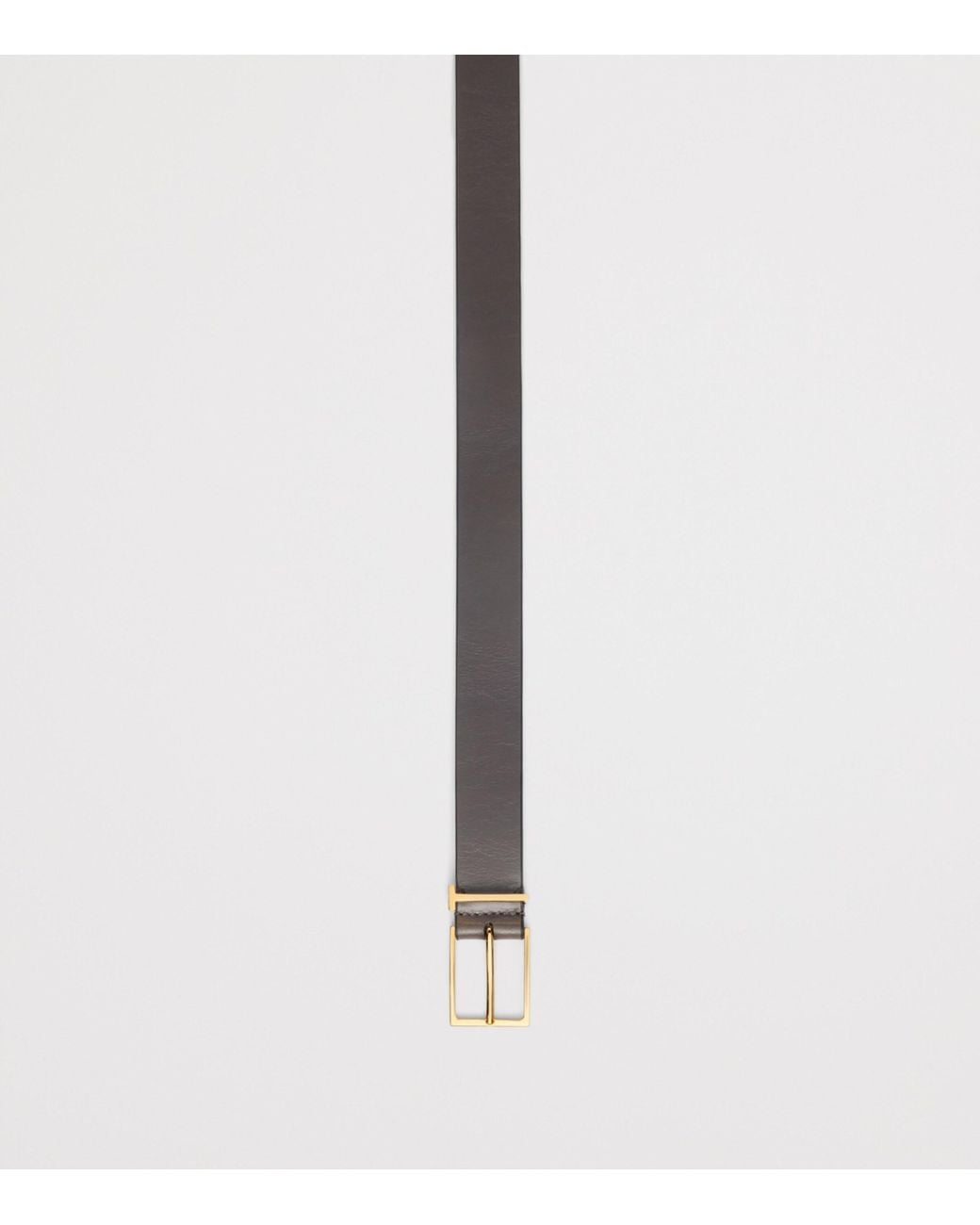 Tom Ford Gray Calf Leather Classic Belt for men