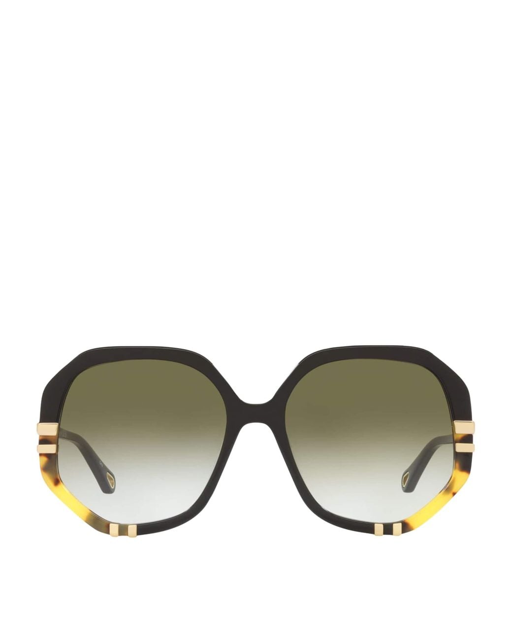 Chloé Green Ch0105S Rectangle Sunglasses