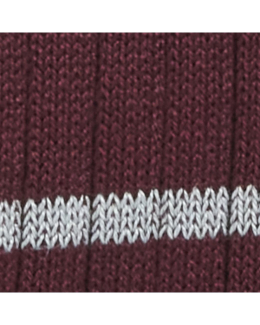 Harrods Red Cotton-Blend Stripe Ribbed Socks for men