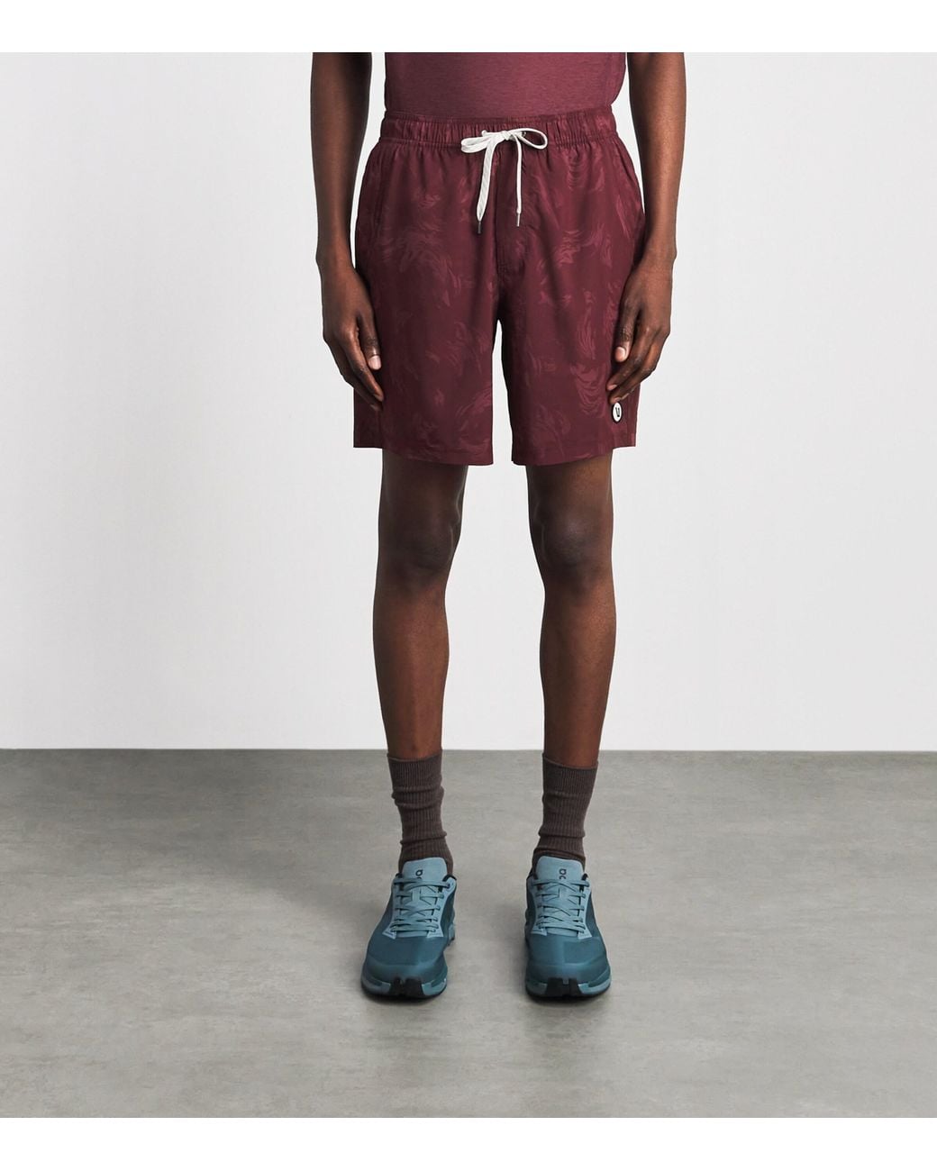 vuori Purple 7' Lined Kore Shorts for men