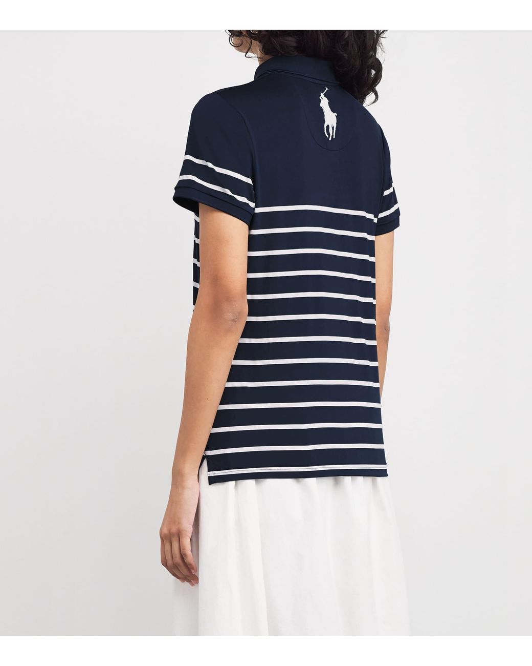 Polo Ralph Lauren Blue X Wimbledon Stripe Polo Shirt