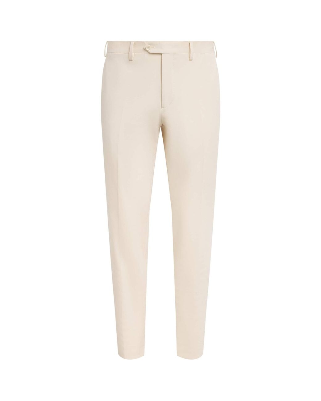 Lardini Natural Stretch-Cotton Twill Chinos for men