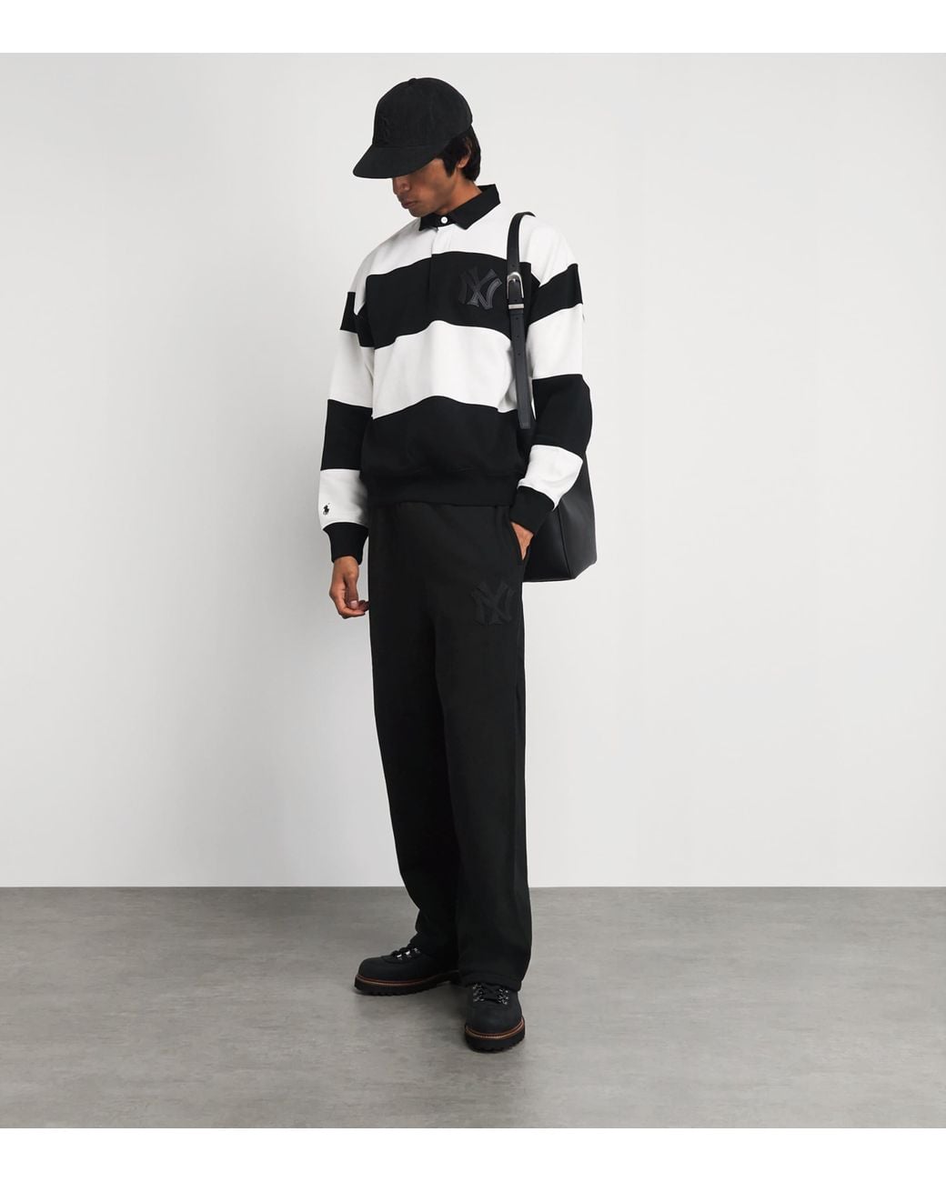 Polo Ralph Lauren Black X Yankees Logo Sweatpants for men