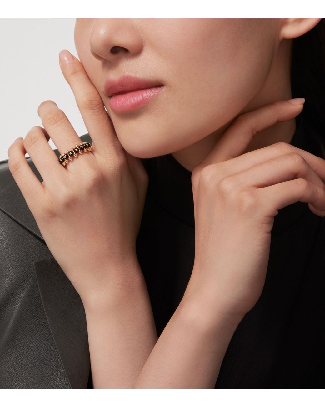 Cartier Brown And Onyx Clash De Ring