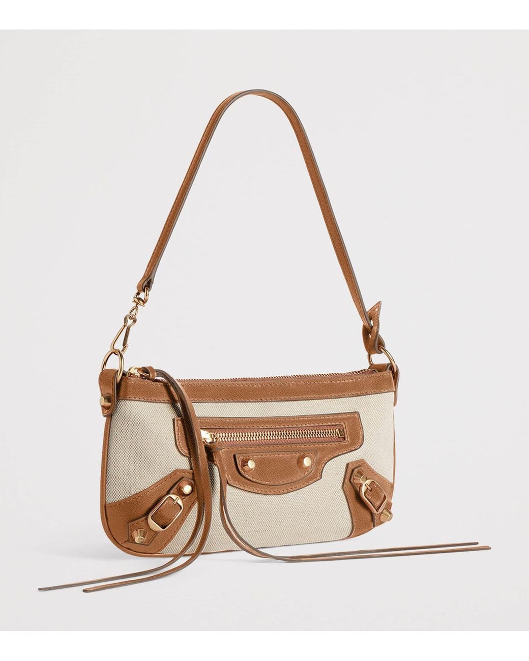 Balenciaga Metallic Canvas Le City Pouch