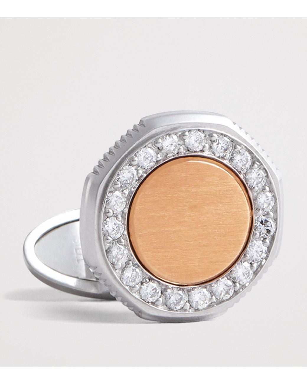 Dunhill White And Diamond Duke Cufflinks for men