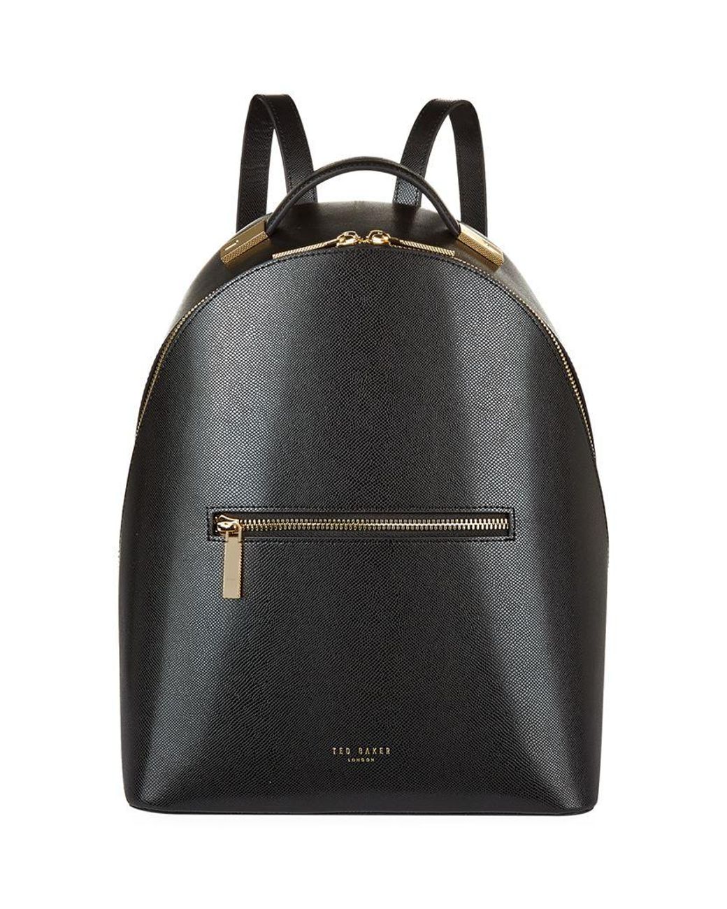 Ted Baker Jarvis Leather Backpack in Black | Lyst UK