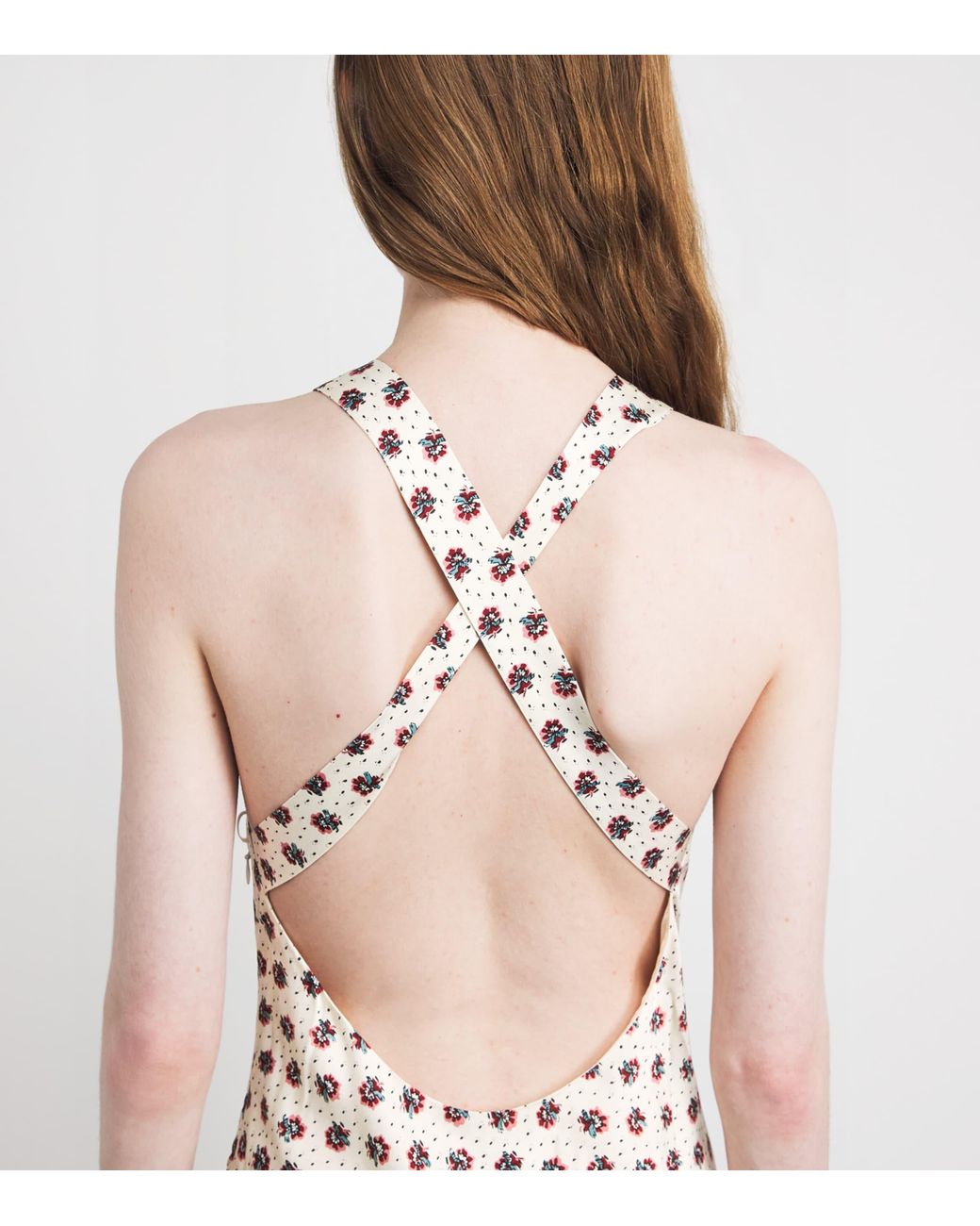 Claudie Pierlot White Floral Maxi Dress
