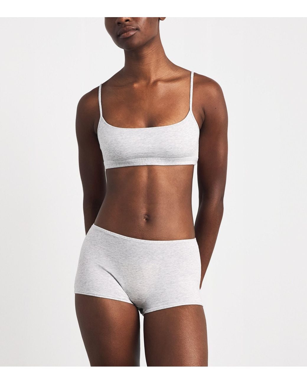 Skims Gray Everyday Boyshort Briefs