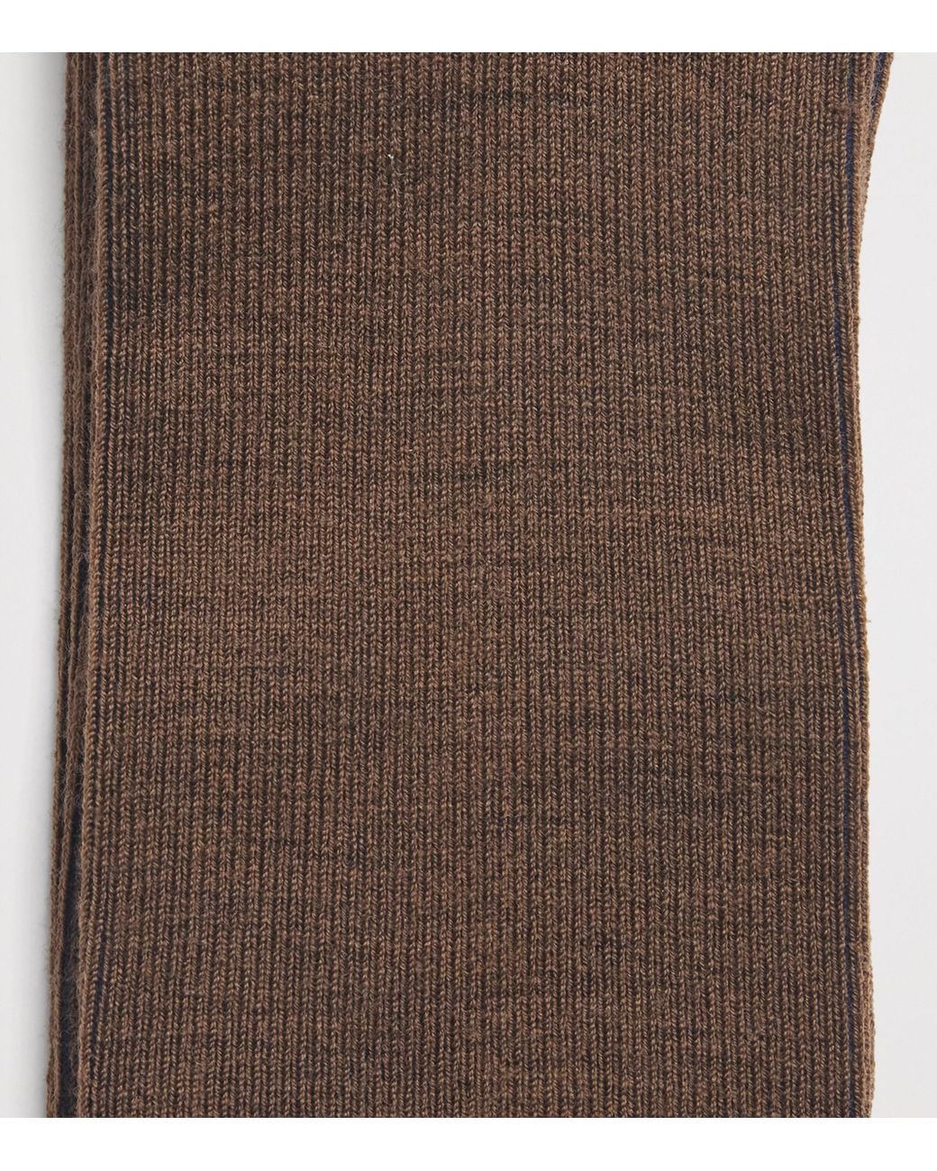 Doré Doré Brown Fine-Ribbed Socks for men