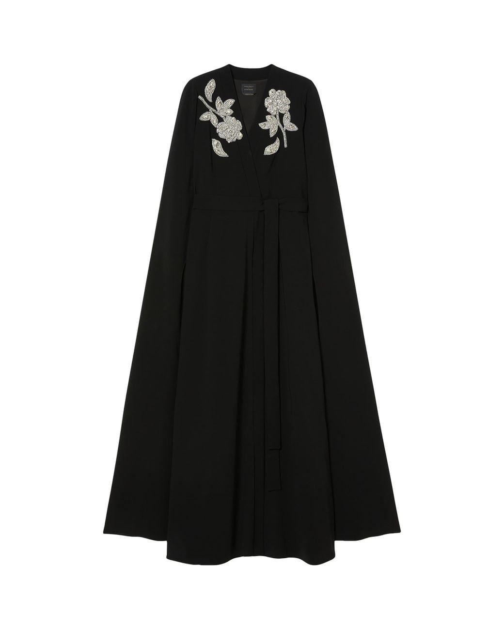 Marina Rinaldi Embellished Maxi Dress in Black | Lyst