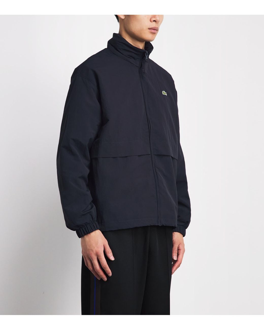 Lacoste Blue Water-Repellent Windbreaker for men