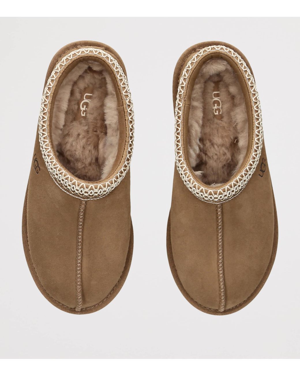 Ugg Brown Suede Tasman Ii Slippers