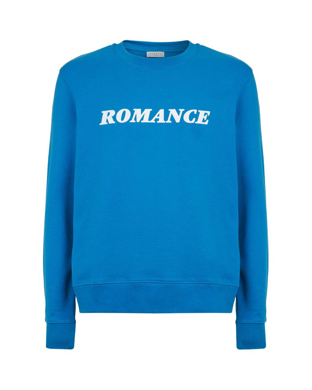 Sandro Romance Sweatshirt in Blue for Men | Lyst UK