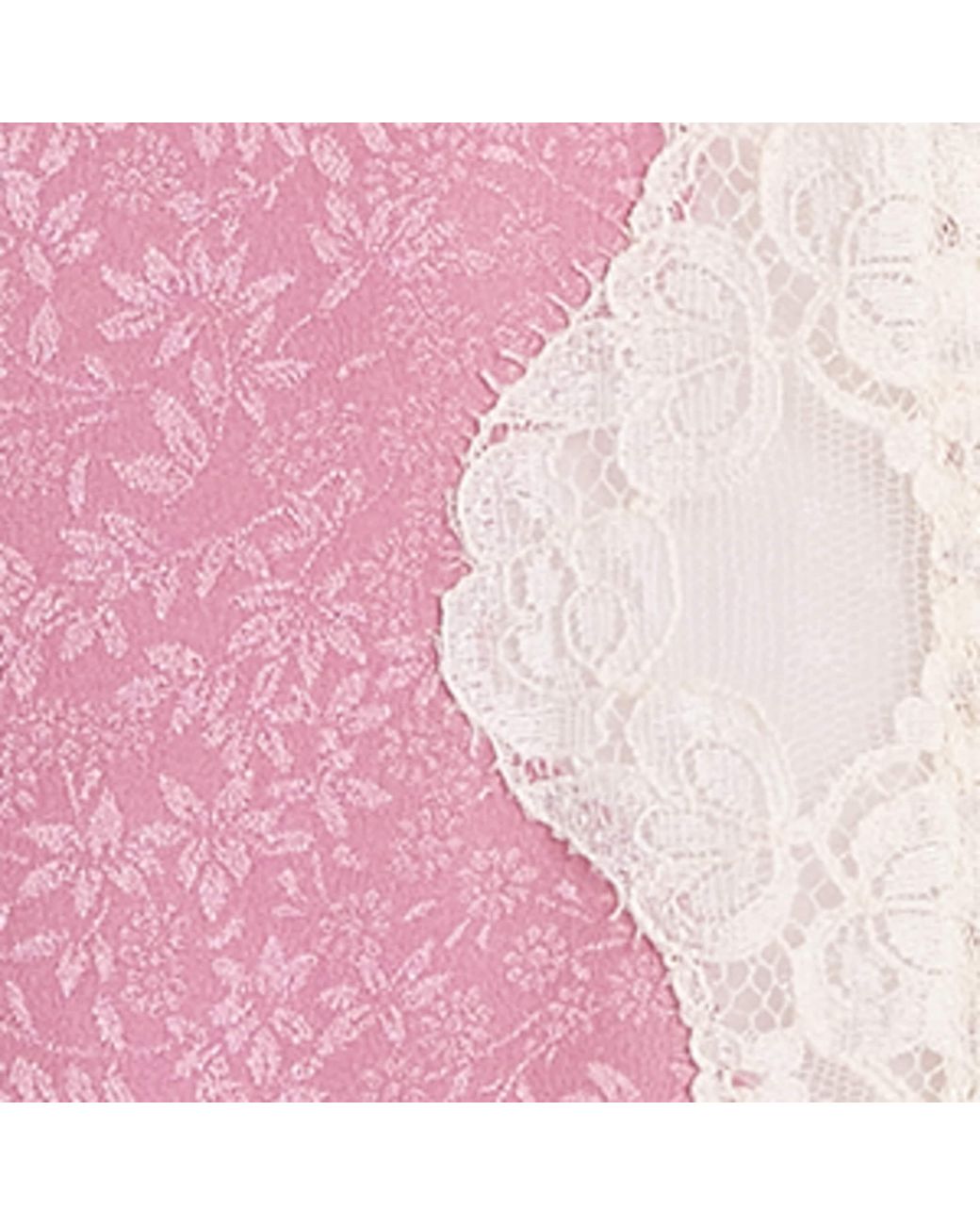 Chloé Pink Silk Jacquard Peplum Top