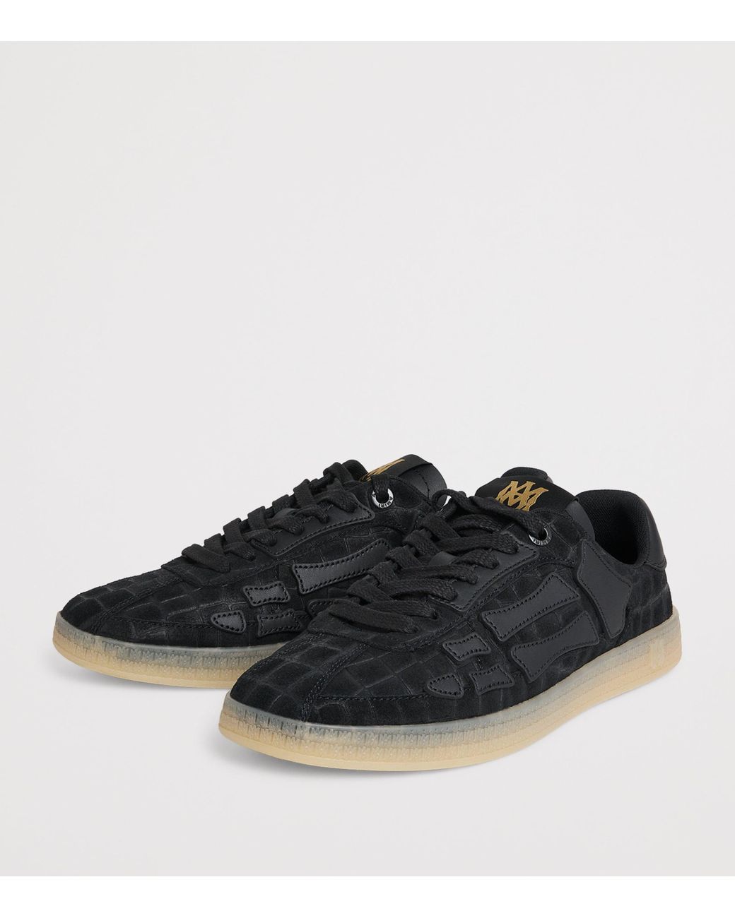 Amiri Black "Pacific Bones" Sports Shoes for men