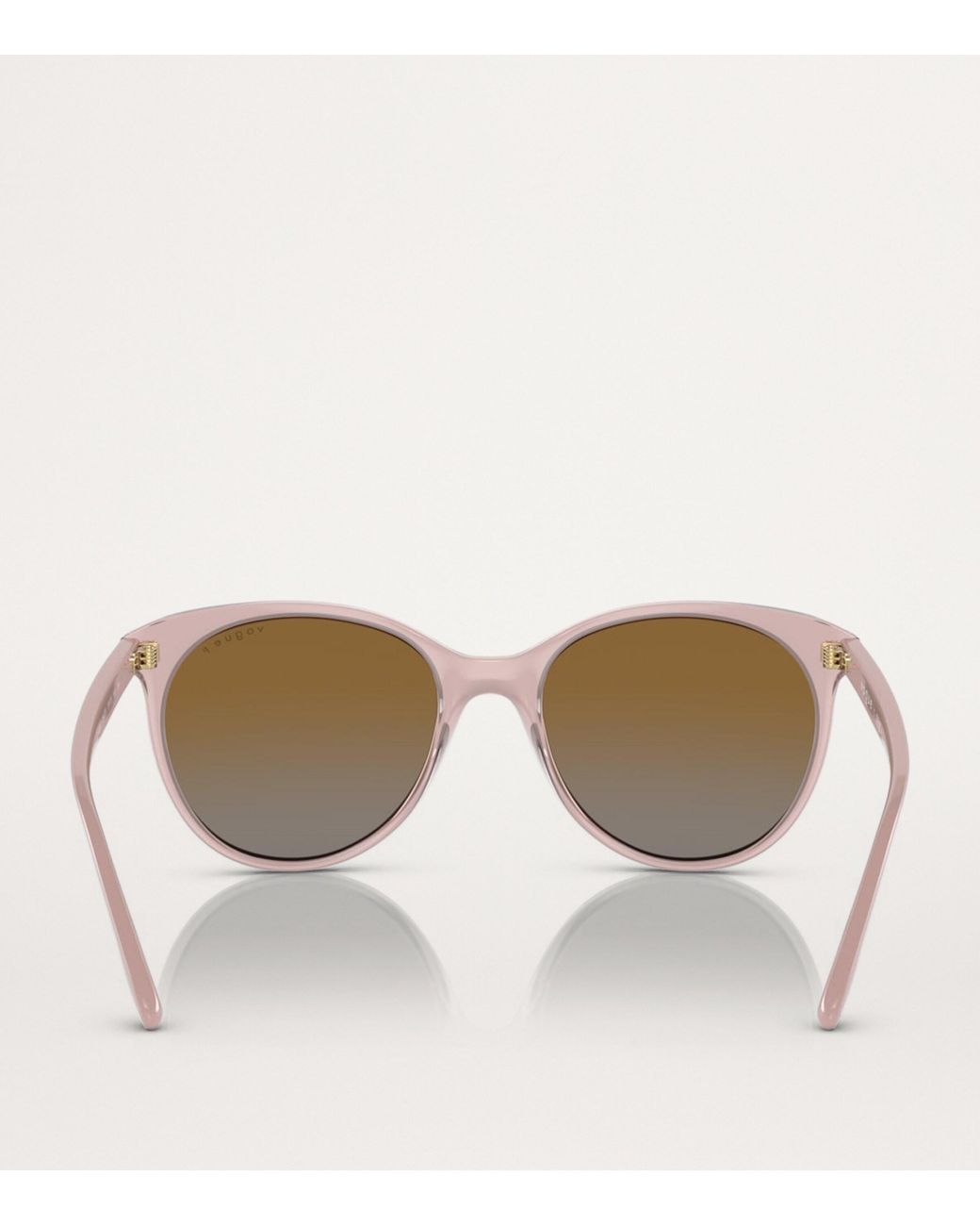 Vogue Brown Acetate Vo5453S Round Sunglasses