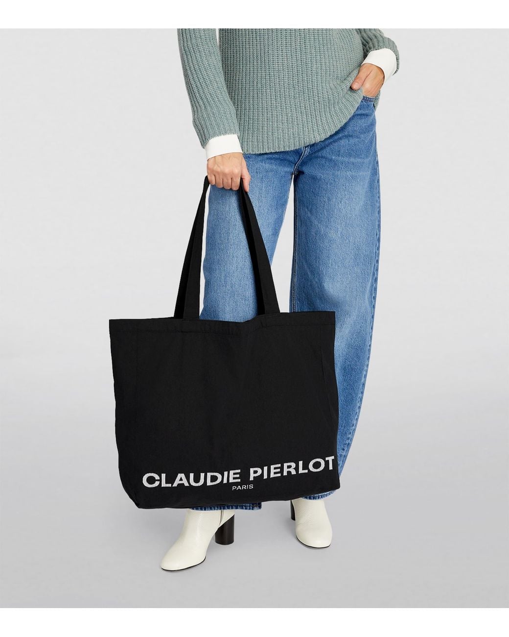 Claudie Pierlot Black Logo Tote Bag
