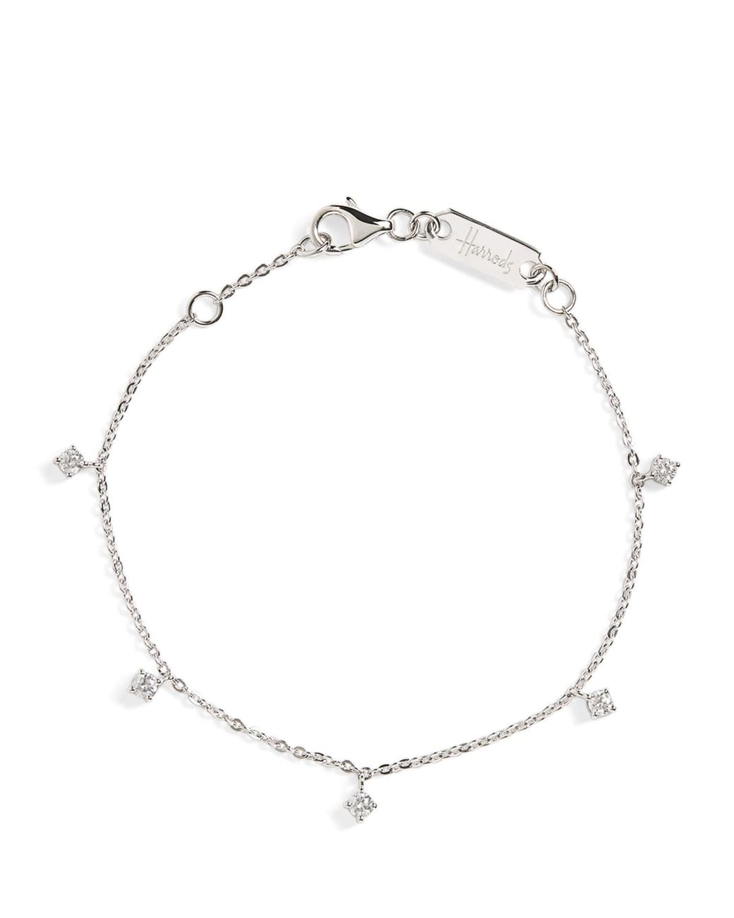 Harrods Metallic And Diamond Bracelet