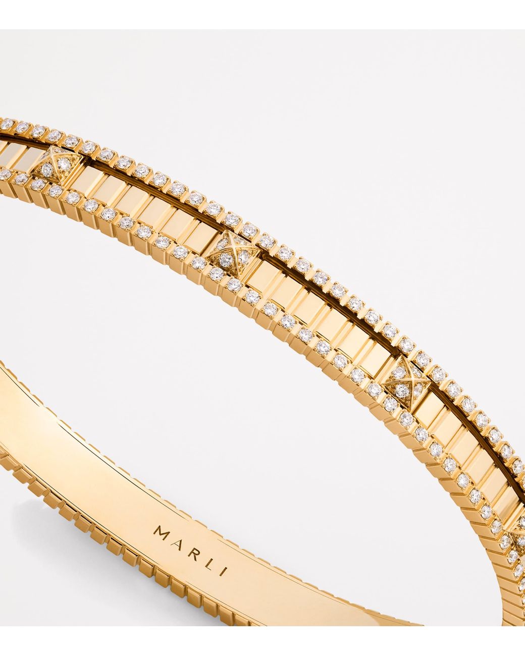 Marli New York Metallic And Diamond Life Bangle