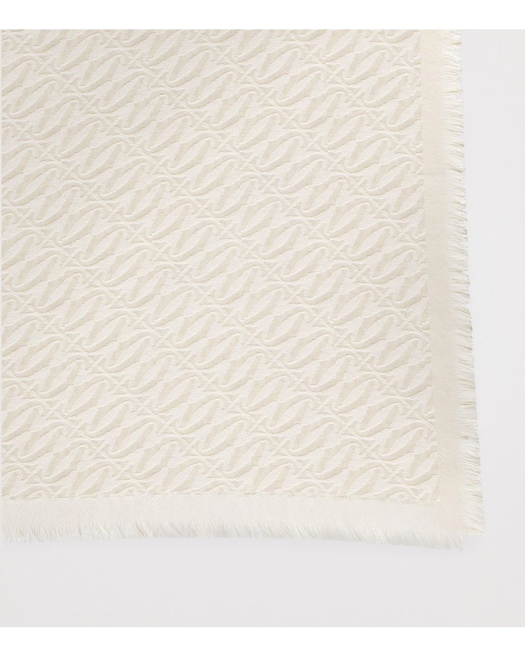 Cartier Natural Silk-Wool C De Shawl