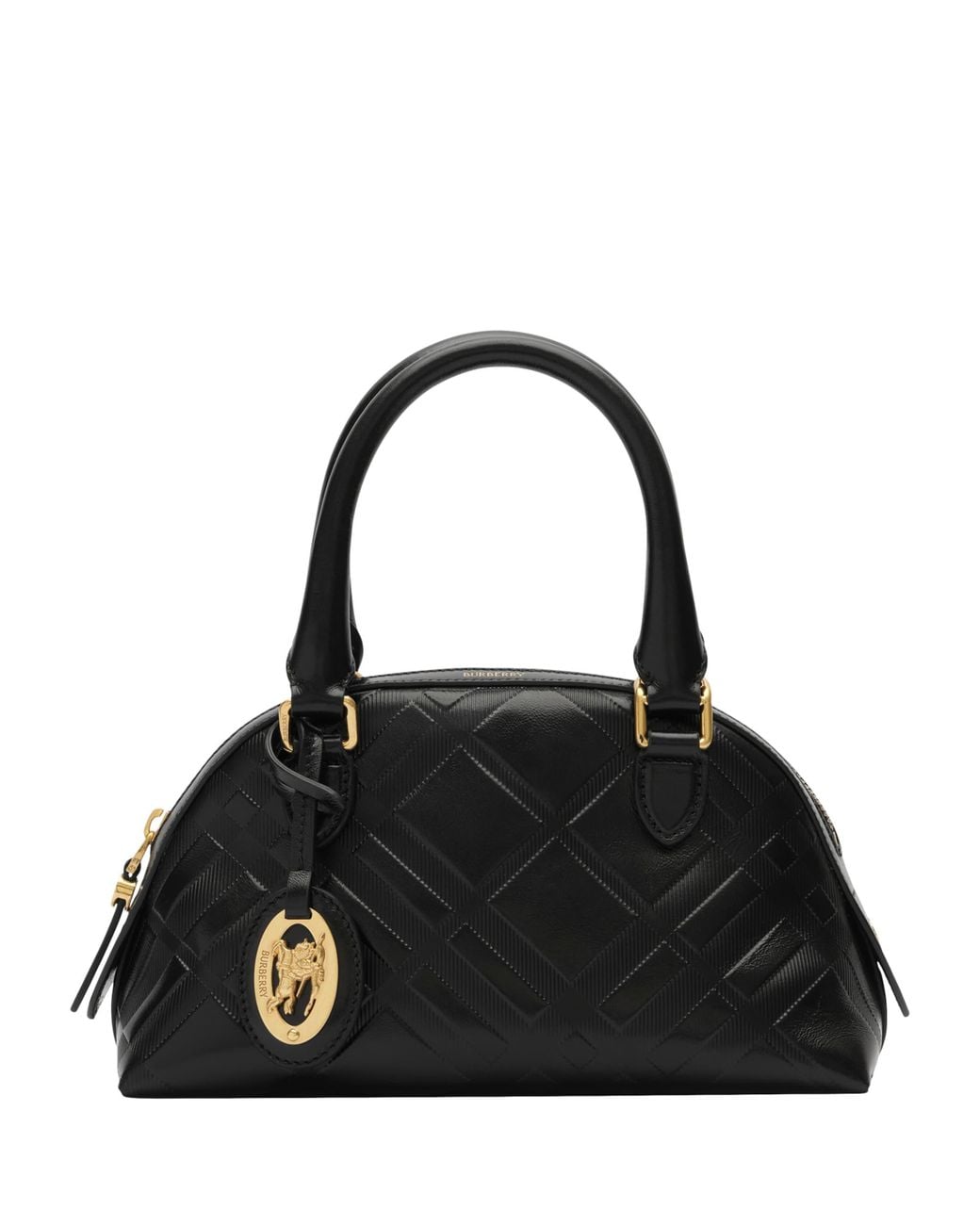 Burberry Black Mini Leather Primrose Top-Handle Bag
