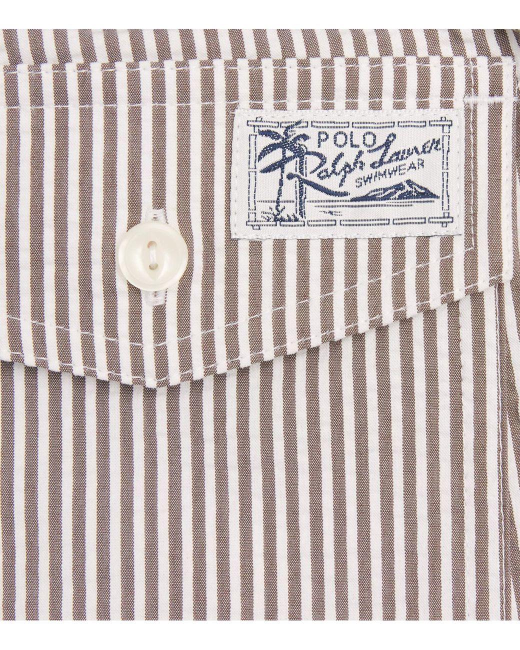 Polo Ralph Lauren Gray Seersucker Traveller Swim Shorts for men